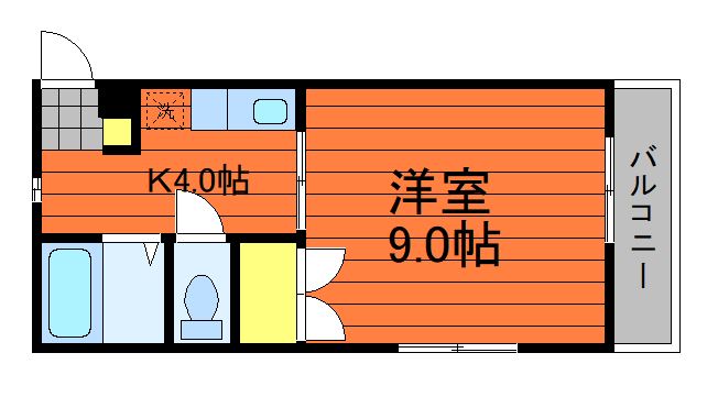 2階の間取り図