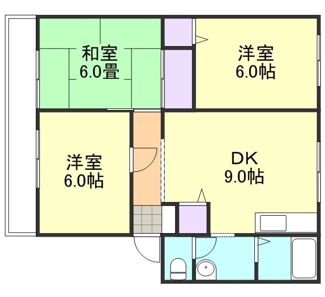 1階の間取り図
