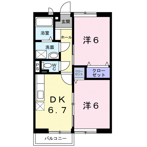 1階の間取り図