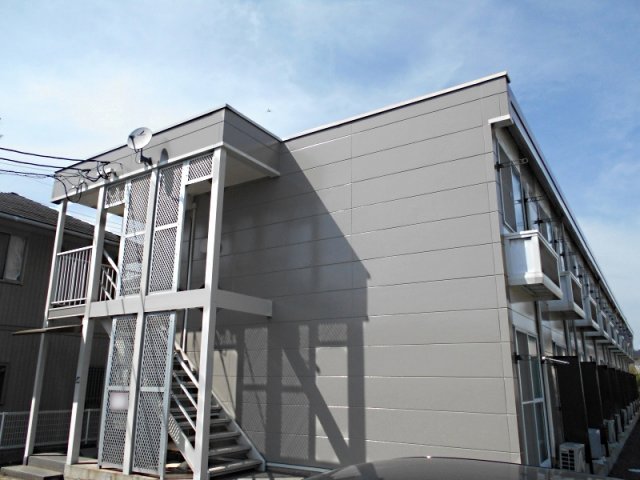 倉敷市玉島長尾の賃貸アパートの外観