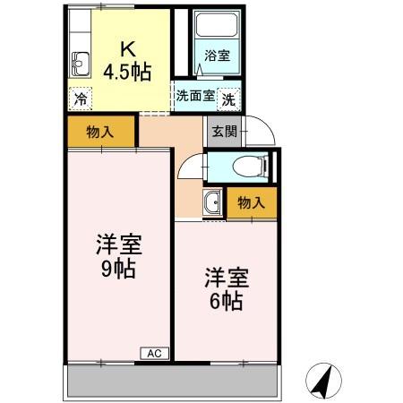 1階の間取り図