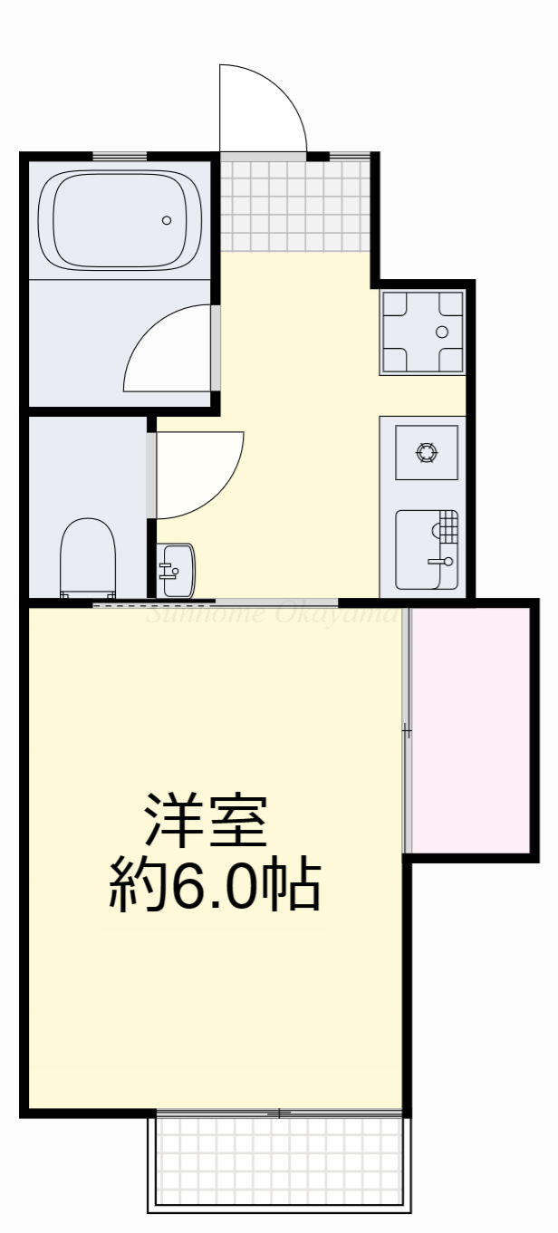 2階の間取り図