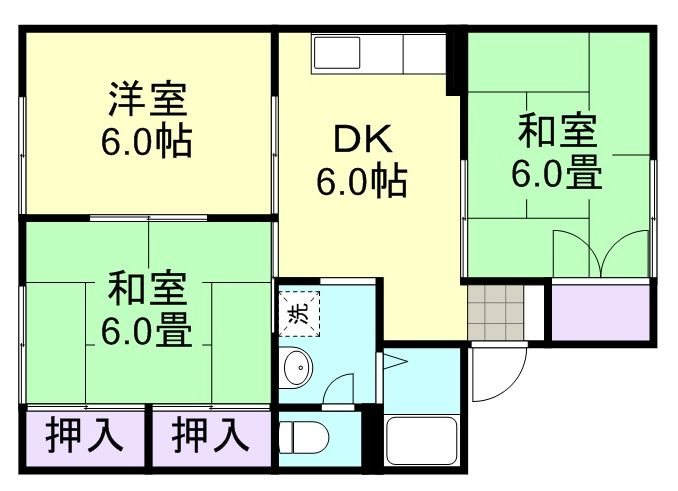 1階の間取り図