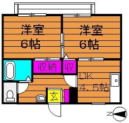 1階の間取り図