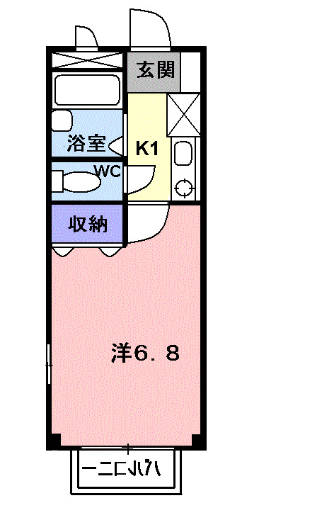 2階の間取り図