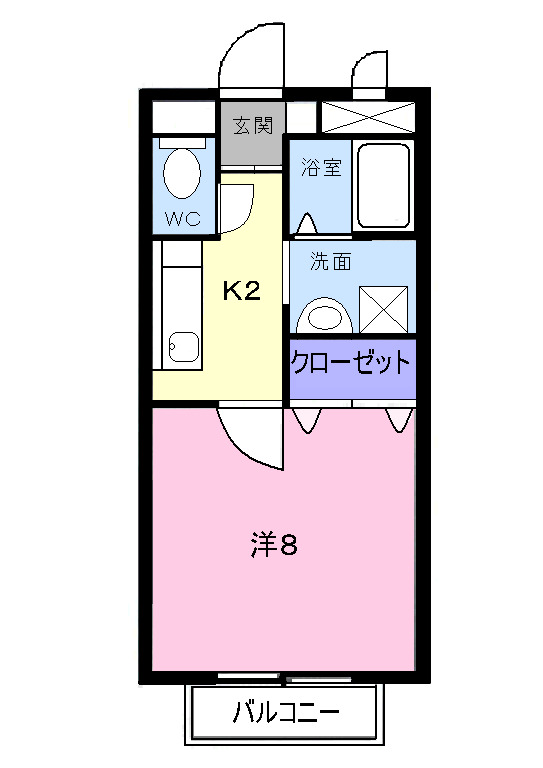 1階の間取り図