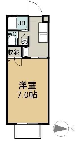 2階の間取り図