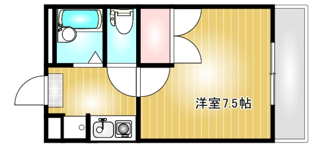 2階の間取り図