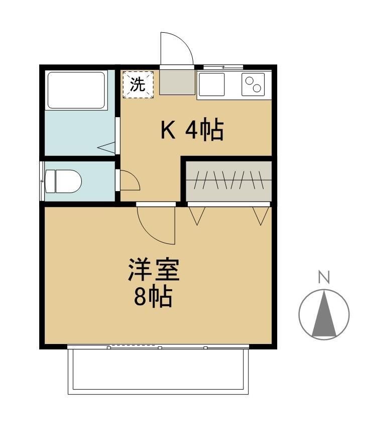 2階の間取り図