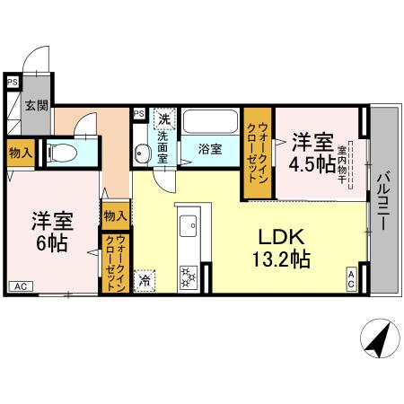 3階の間取り図