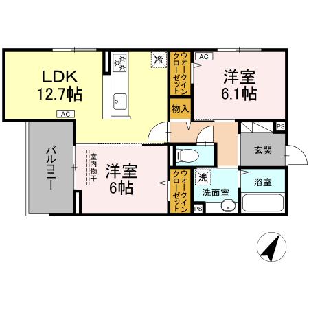 3階の間取り図
