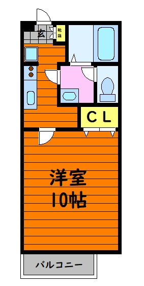 2階の間取り図