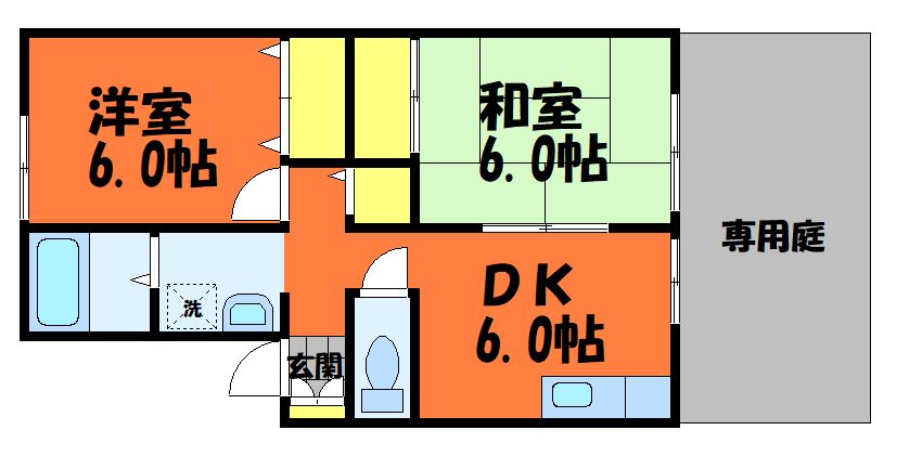 1階の間取り図