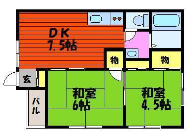 1階の間取り図