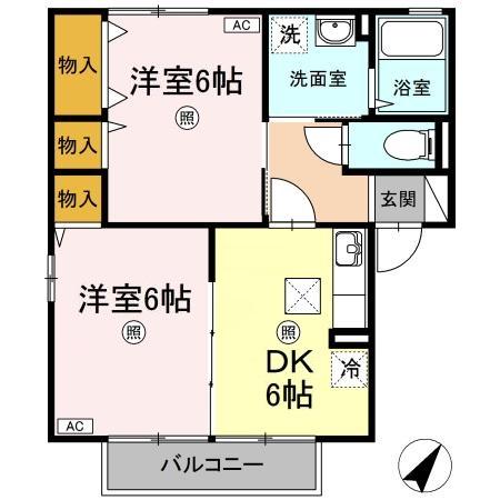 1階の間取り図
