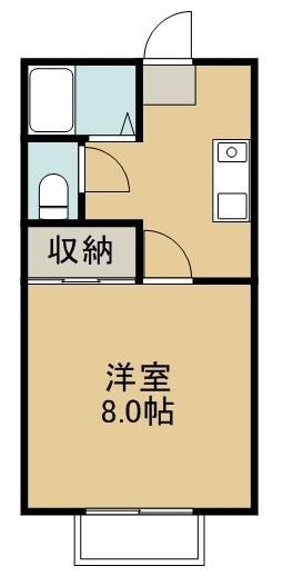2階の間取り図