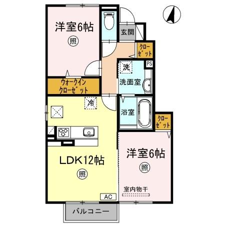 1階の間取り図