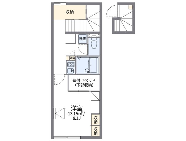 2階の間取り図