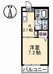 2階の間取り図