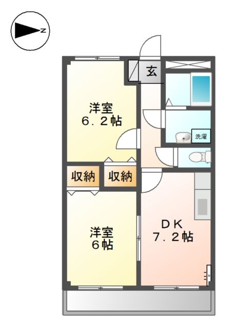 1階の間取り図