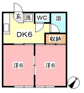 1階の間取り図