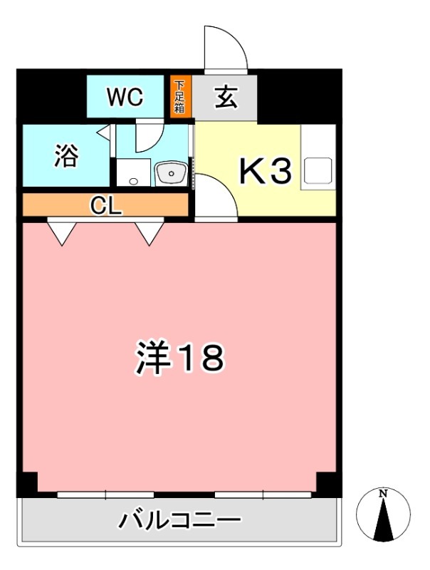 4階の間取り図