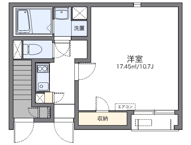 1階の間取り図