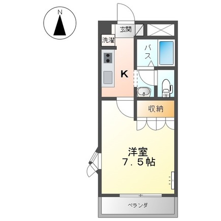 1階の間取り図