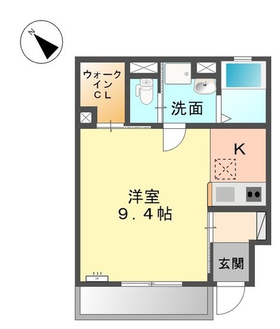 1階の間取り図