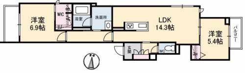 3階の間取り図