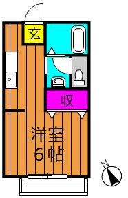 1階の間取り図