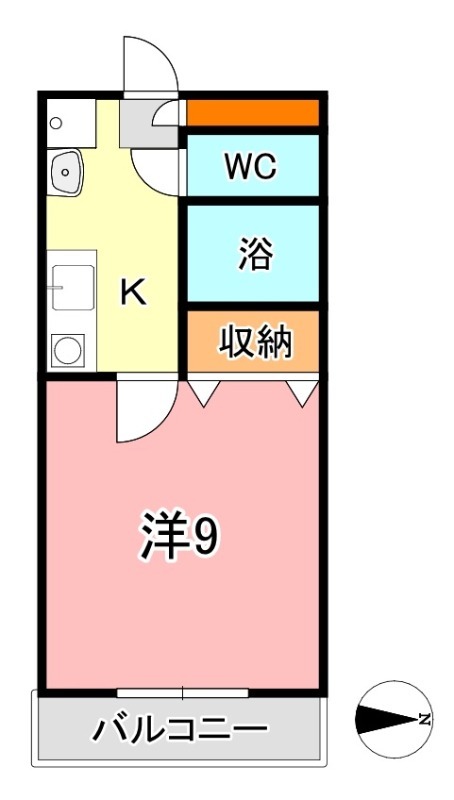 2階の間取り図