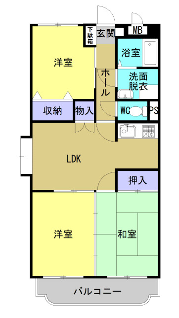 4階の間取り図