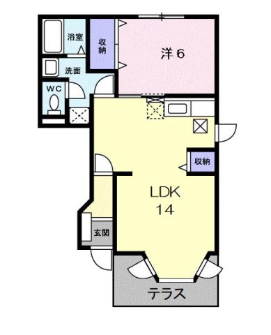 1階の間取り図