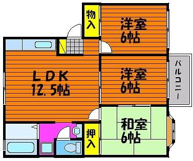 1階の間取り図