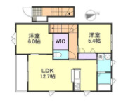 2階の間取り図
