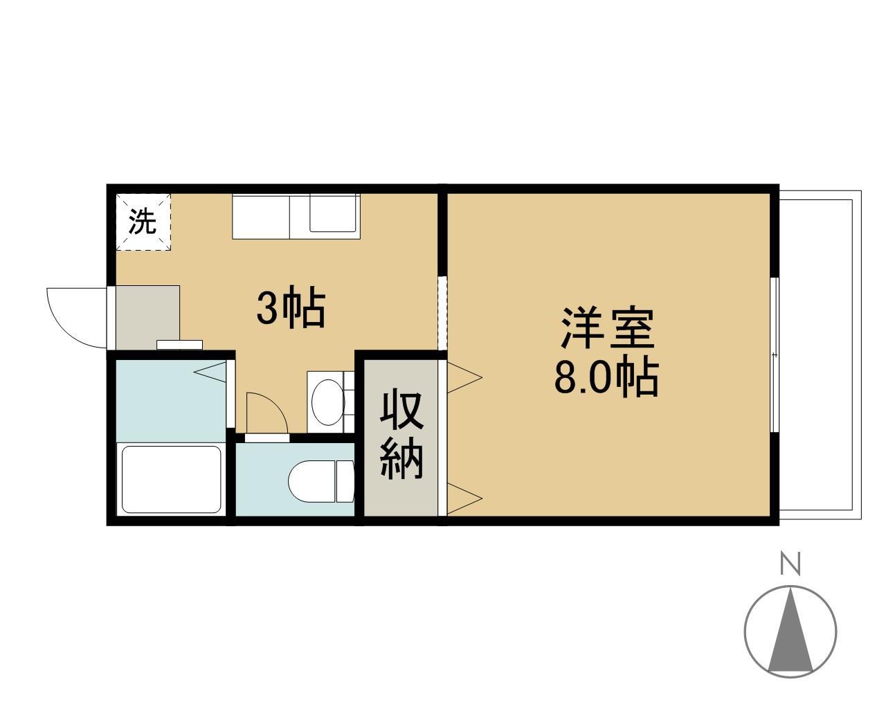 1階の間取り図