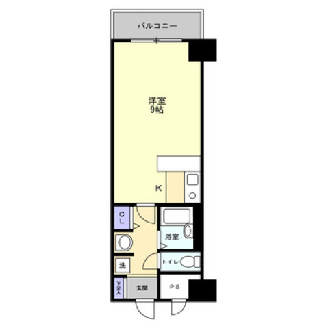 4階の間取り図