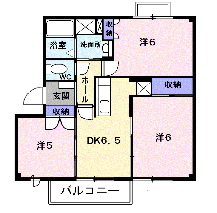 2階の間取り図