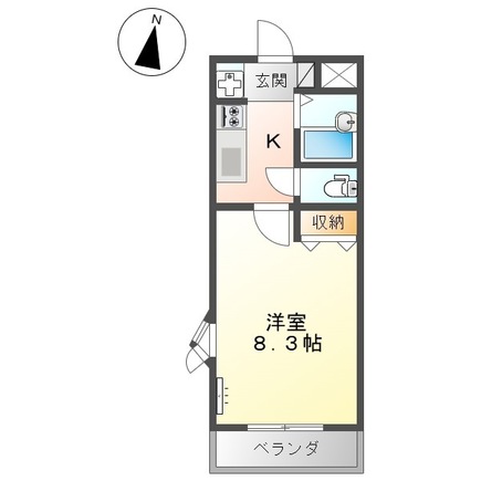 2階の間取り図