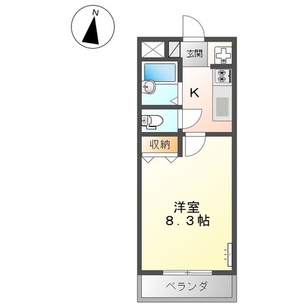 2階の間取り図