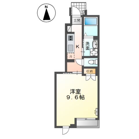1階の間取り図