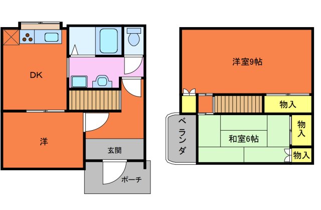 1階の間取り図