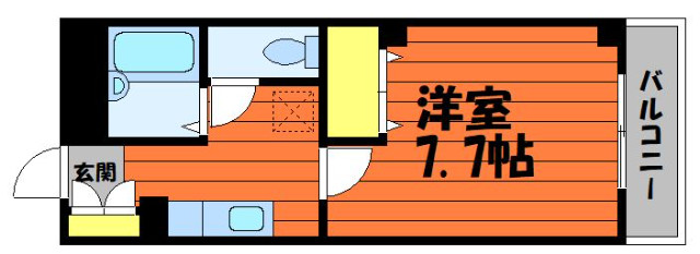 2階の間取り図