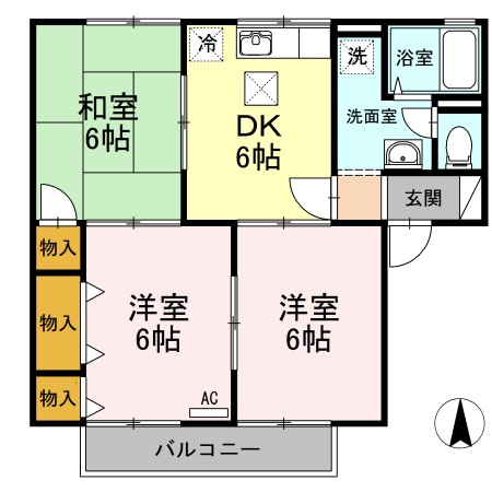 1階の間取り図