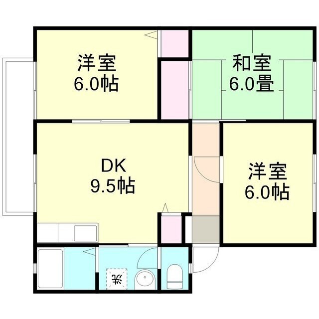 1階の間取り図