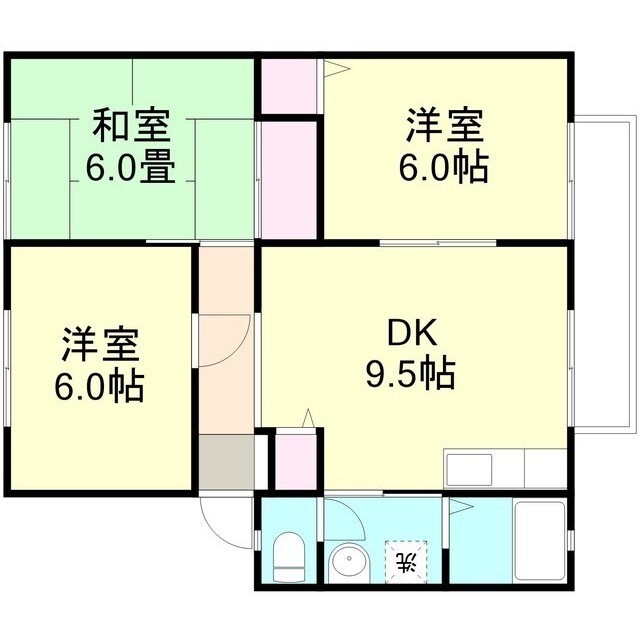 1階の間取り図