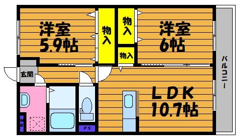3階の間取り図