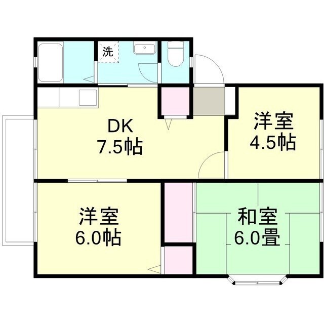 1階の間取り図