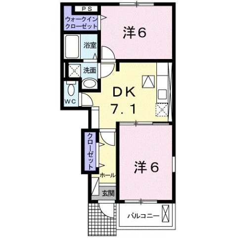 1階の間取り図